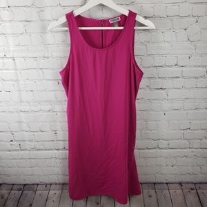 Chelsea28 Pink Polyester Crepe Shift Dress